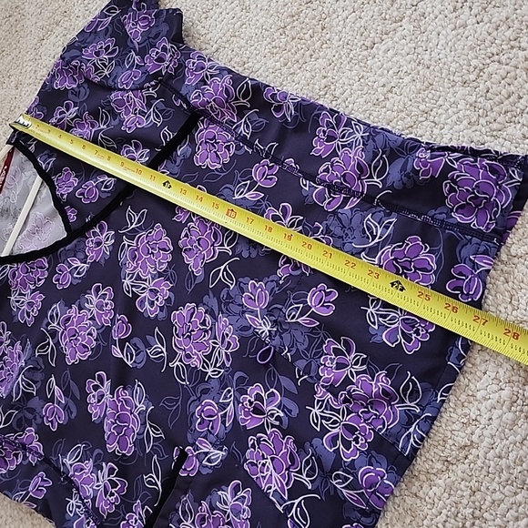 4 for $20 scrubs stretch v neck pocket top size L - Picture 3 of 8